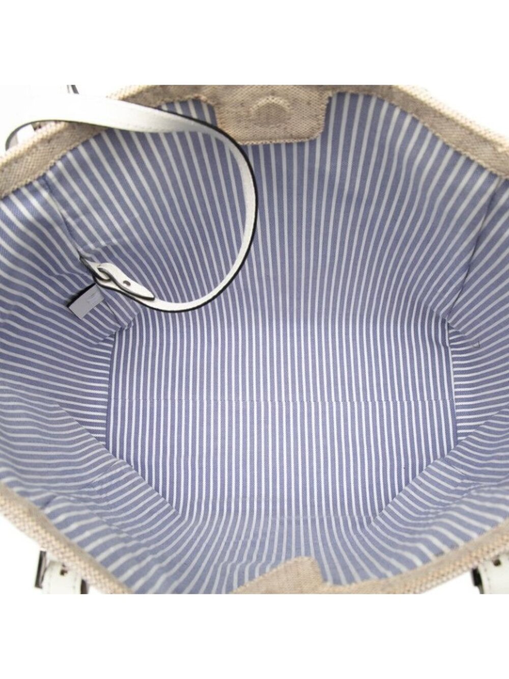 Prada Tote Beige Multicolor Canvas Leather - Picture 4 of 6